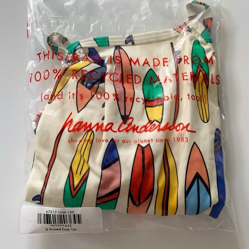 NEW Hanna Andersson Girl One-Piece Bow Swimsuit 6-7 years 120 cm - Picture 8 of 8